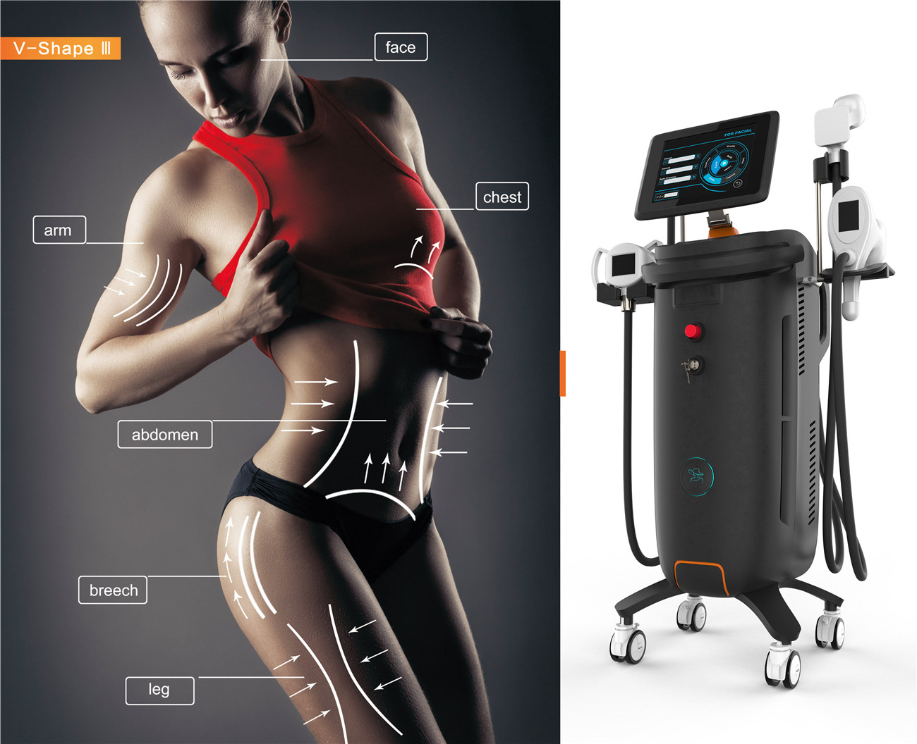 2021 Velashape Ultrasonic Cavitation Radio Frequency Multi-Functional Rf Weight Lost Massager Slimming Machine