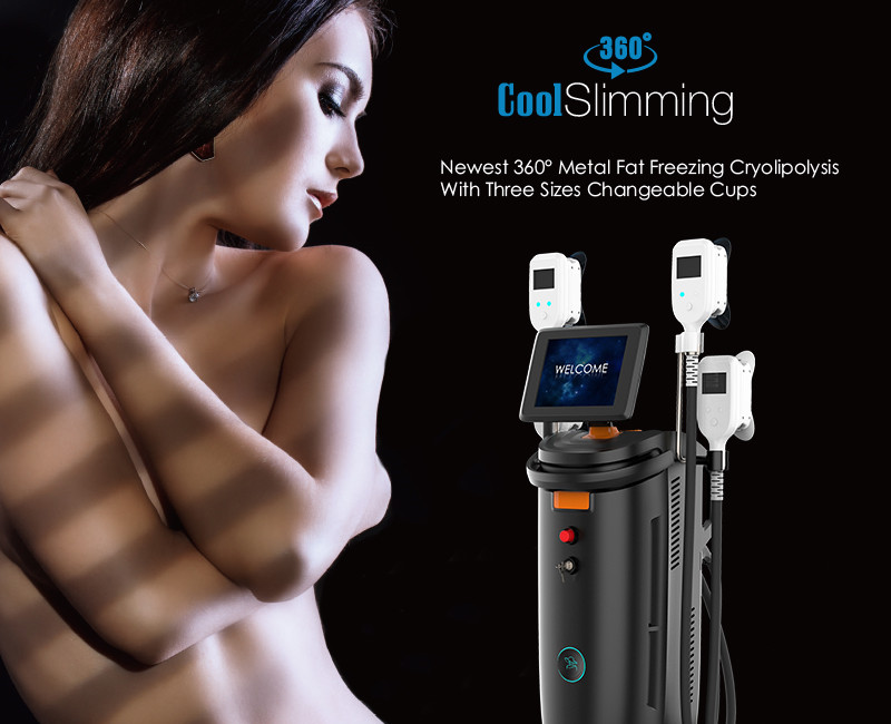 Cryolipolysis Fat Freeze Slimming Machine Cool Shaping Device 4 Handles