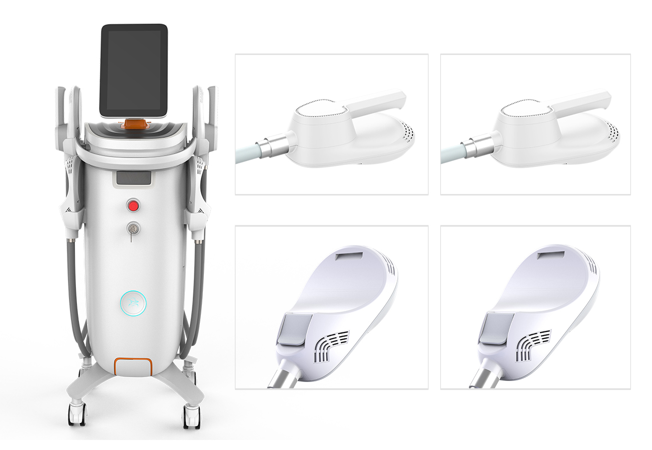 Emsculpt Muscle Stimulation Aircooling System Neo Rf Machine 4 Handles Machine