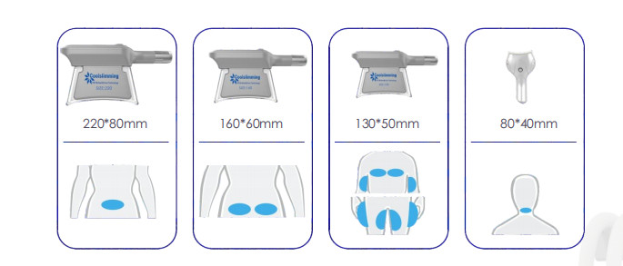 60#Cryolipolysis Fat Freeze Slimming Machine Cool Shaping Device 4 Handles02